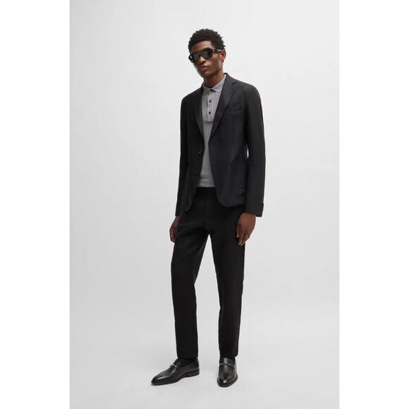 BOSS LEATHER LOAFERS WITH BRANDED HARDWARE MEN’s 9 - Picture 1 of 16